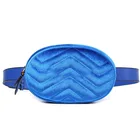 new design fur velvet waist bag cute money fanny pack with secret pocket for girls