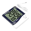thermometer with hygrometer alarm clock temperature and humidity meter thermometer belt C\F temperature switching display