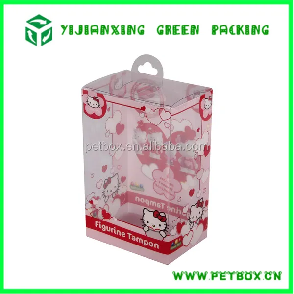 plastic carton packaging baby retail packing flat pack gift box