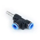 Fittings PDJ Series Tee Plug-in Quick Connect Fittings / Air Fittings