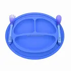 Hot Sell Baby Tools Food Grade Platebaby Plate and Spoon Set