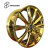 Hotsale 18 inch forged chrome alloy golden wheel rims for car