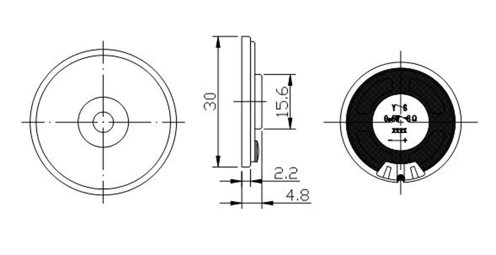 circle shape 0.5w mini full range speaker - ANKUX.COM