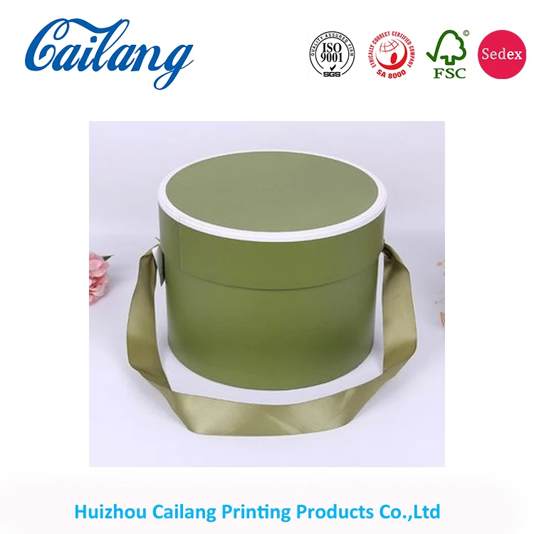paper packaging  paper boxes   name customized round cardboard