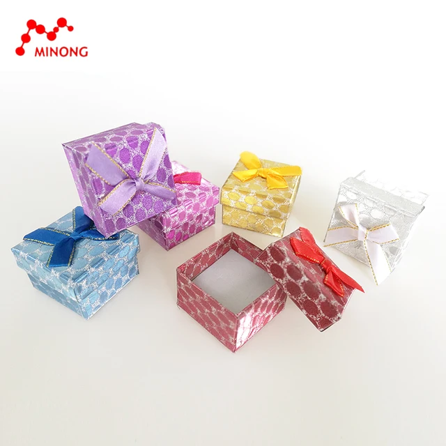 delicate gift packaging colorful jewelry gift box with foam
