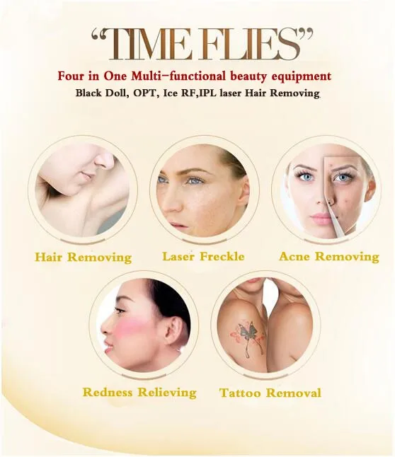 high frequency facial machine OPT SHR IPL RF Nd YAG Laser beauty equipment