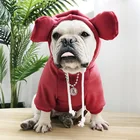cute boom hot sale cotton dog cloth washable animal cow costume pet apparel supplies christmas clothes dog apparel