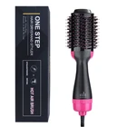 Fast Heating Ionic Paddle Rotating Straightening Blow Dryer Hot Air Hair Straightener Brush