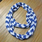 Custom Print Free Pattern Polyester Cotton Circle Infinity Scarf