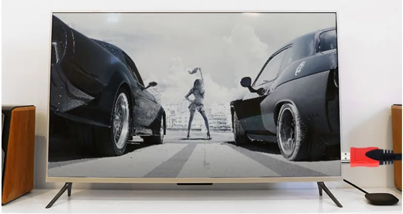 4K 3D High Speed Audio Video 1.5m red and black 18Gbps HDTV Cable - ANKUX.COM