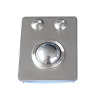 38mm Waterproof Vandal proof Stainless Steel Trackball pointing mouse