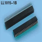 2.54mm pitch female header connector 8.4mm height 2 3 4 5 6 7 8 10 12 14 16 20 30 40 50 60 70 80 pin CE ROHS LL1015-1B
