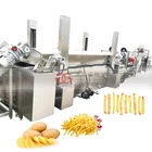 Commercial Small Semi Automatic Oil Free Frozen French Fries Pringle Potato Chips Fryer Machine Home
