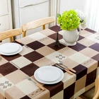 Mixed plaid tablecloth custom table cloth printed for home kitchen restaurant use