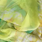 Howmay digital print silk fabric chiffon for scarf, dress, shirt, decoration