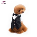 Natural style pet wedding or evening dress formal dog clothes