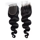 wholesale virgin hair vendors brazilian body wave hair 20 inch human hair extensions 44 lace closure