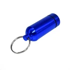 Hot Sales Capsule Shaped Container Metal Colorful Outdoor Travel Souvenir Aluminum Pill Container