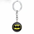 Vintage Batman DC Anime Key Chains Cute Bat Pendant Keychain For Boys Students Cartoon Jewelry Super Hero Key Rings