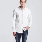 Summer cotton oxford men's short-sleeved shirt youth casual white shirt Korean Slim short-sleeved inch clothes tide