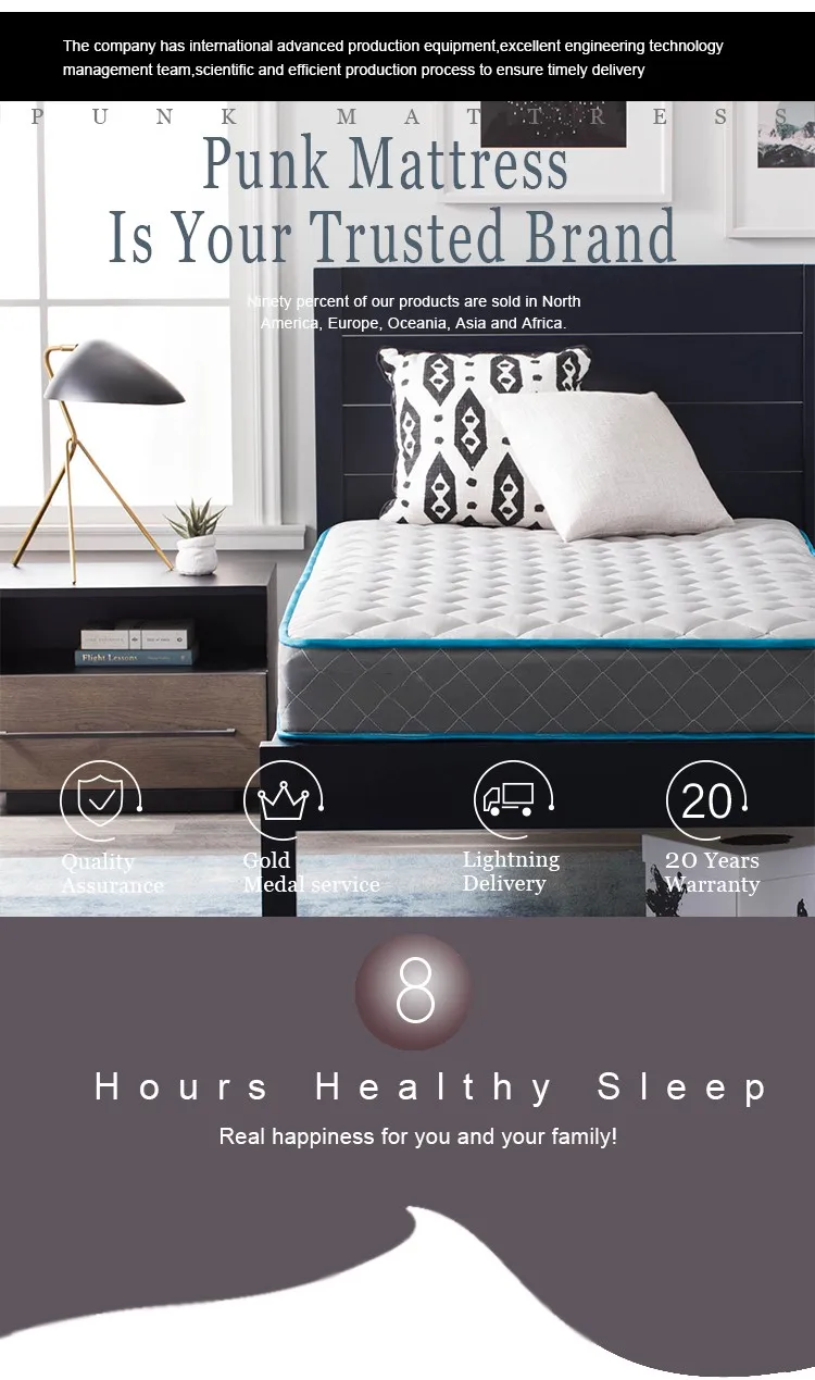 Punk 2019 new soft and perfect sleep memory gel natural latex foam mattress hotel bed - Jozy Mattress | Jozy.net