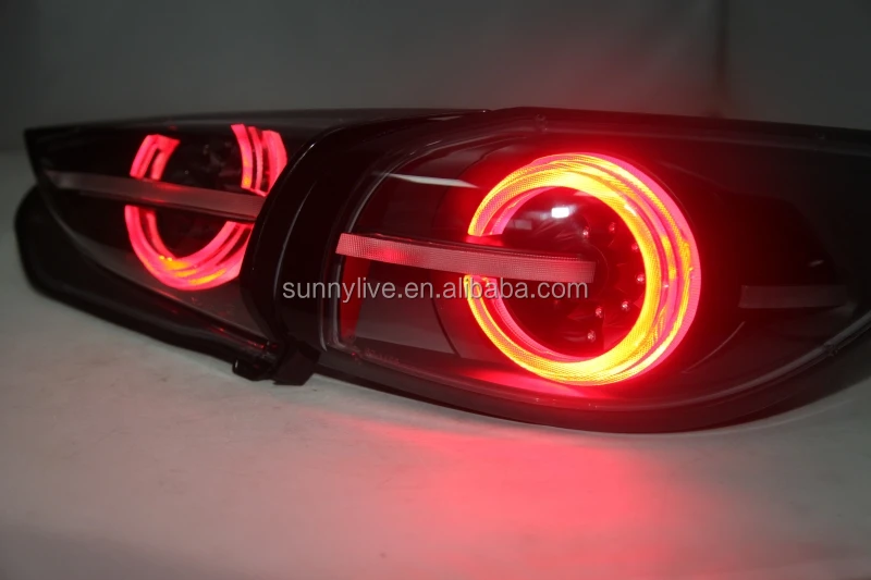 LED rear light For MAZDA 3 Axela Hatchback 2015 -up LED Strip Tail Lamp Clear cover TW