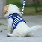 Navy Blue S Size A Dog Harness And Leash In One