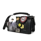 Maidudu 2019 designer handbags China suppliers black women PU handbag leather ladies hand bags free shipping china MOQ3
