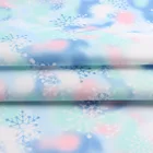 Ready to ship peach skin fabric render colorful flower pattern print for bolster and home textile fabric
