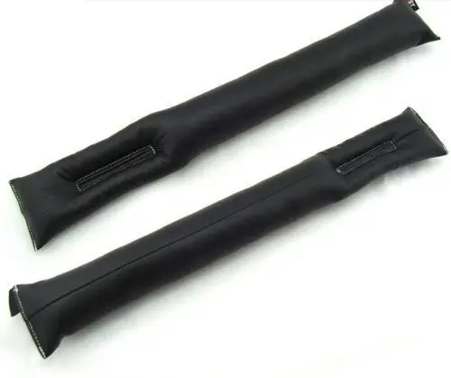 2pcs Black Truck Car Seat Gap Filler Soft Smooth Pad Drop Stop Holster Blocker Free Shipping