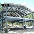 pre engineered fabricated cheap prefab warehouse with mezzanine for new zealand