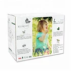 ECO BOOM 100% Bamboo Eco Friendly Infant Nature Disposable nappies Diapers for Babies Size L 90 Count