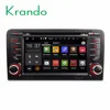 Krando Android 7.1 2G RAM car radio gps dvd player for audi a3 2003-2011 multimedia system WIFI 3G BT playstore DAB+ KD-AD713