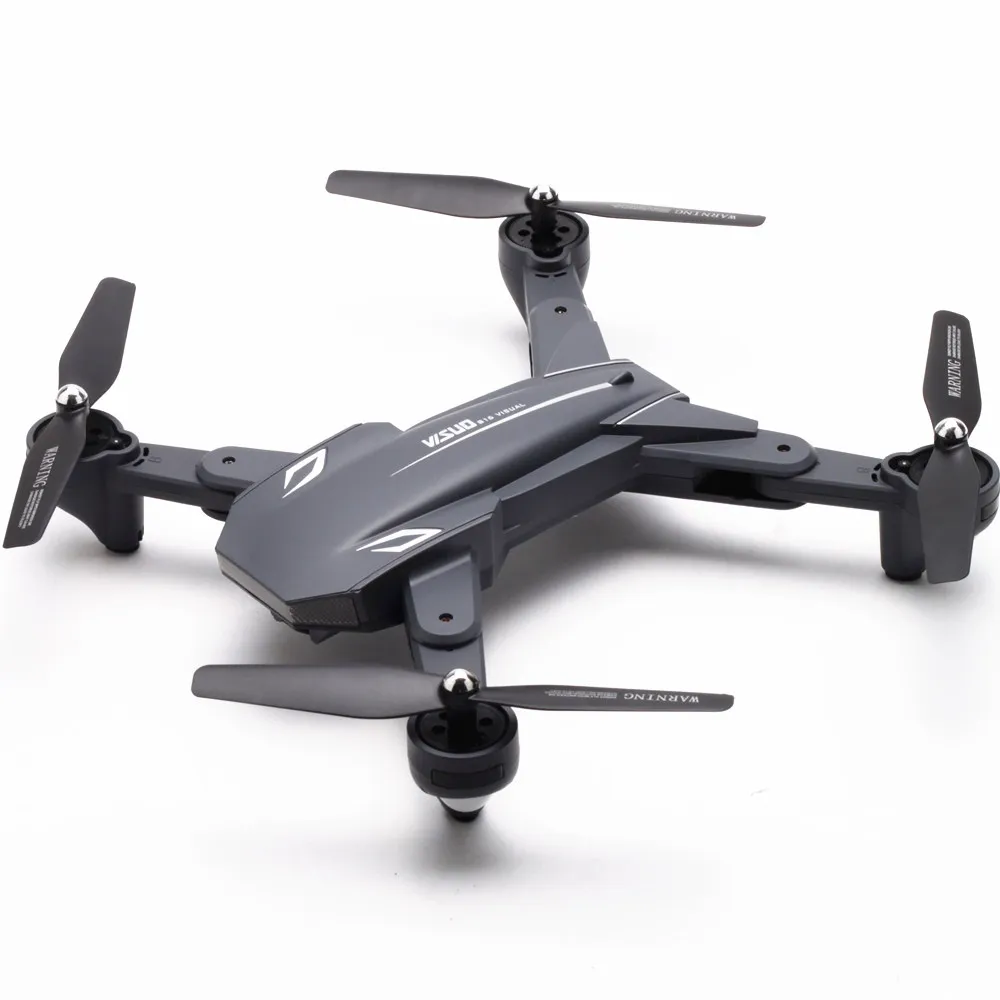 VISUO XS816 4kDrone FPV WiFi Remote Control Foldable RC Quadcopter Dual Camera 2MP+0.3MP Optical Flow Headless Mode Selfie Drone