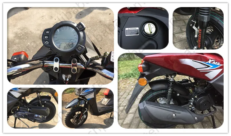 Chinese Chongqing Moped Brand New Scooter 50cc Gasoline for Kenya