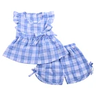 Kaiyo Wholesale girls summerChildren's outfit Boutique Clothing Black decorative outfit
