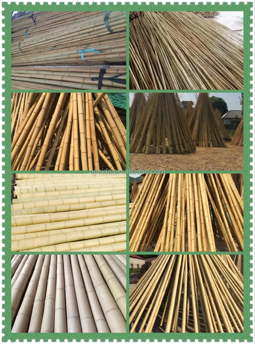 所有行业  农业 木材原料  竹原料  garden decoration bamboo pole 1