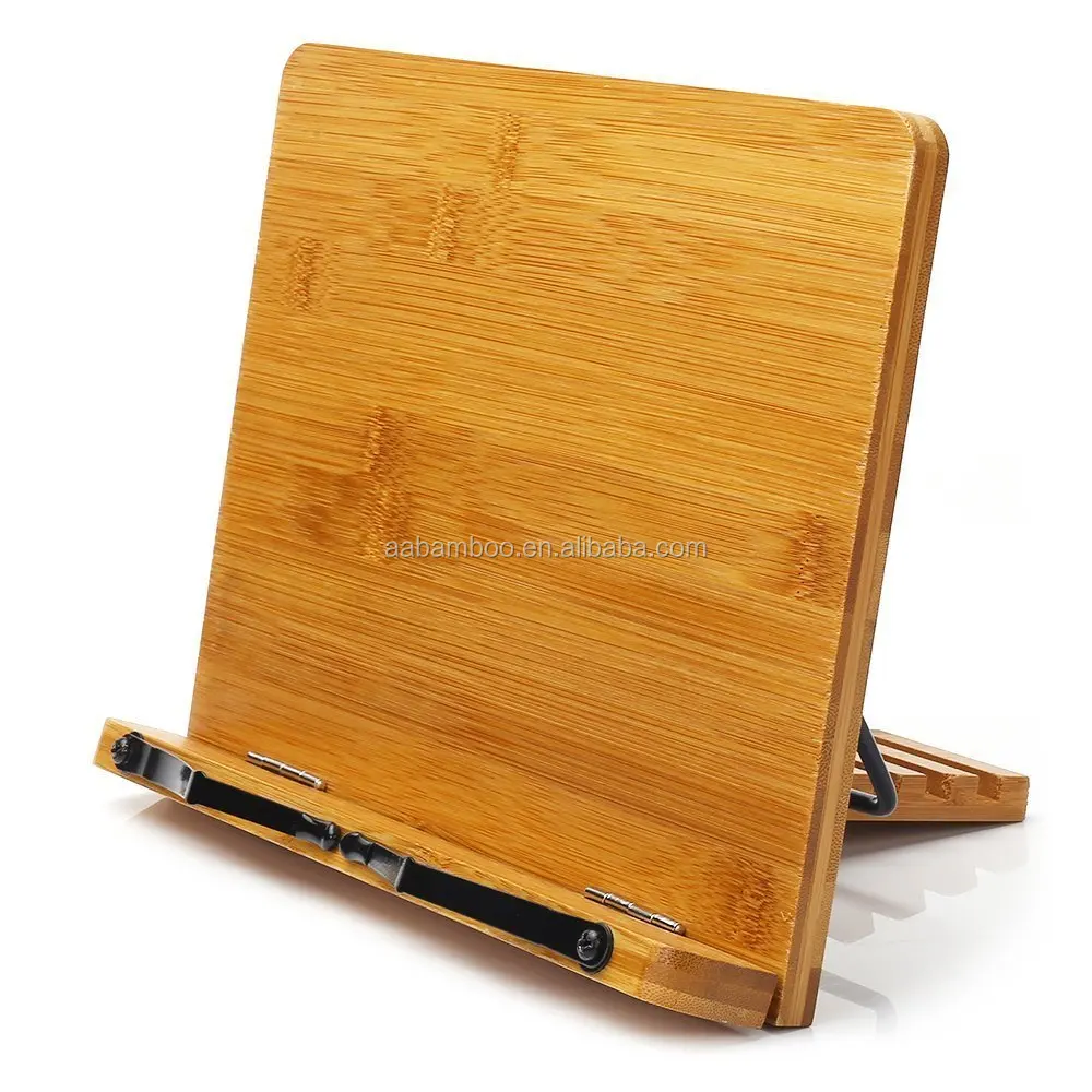 Bamboo Wood Adjustive Reading Desk Desktop Book Stand| Alibaba.com