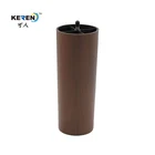 235mmh plastic high quality wood grain furniture leg with screw