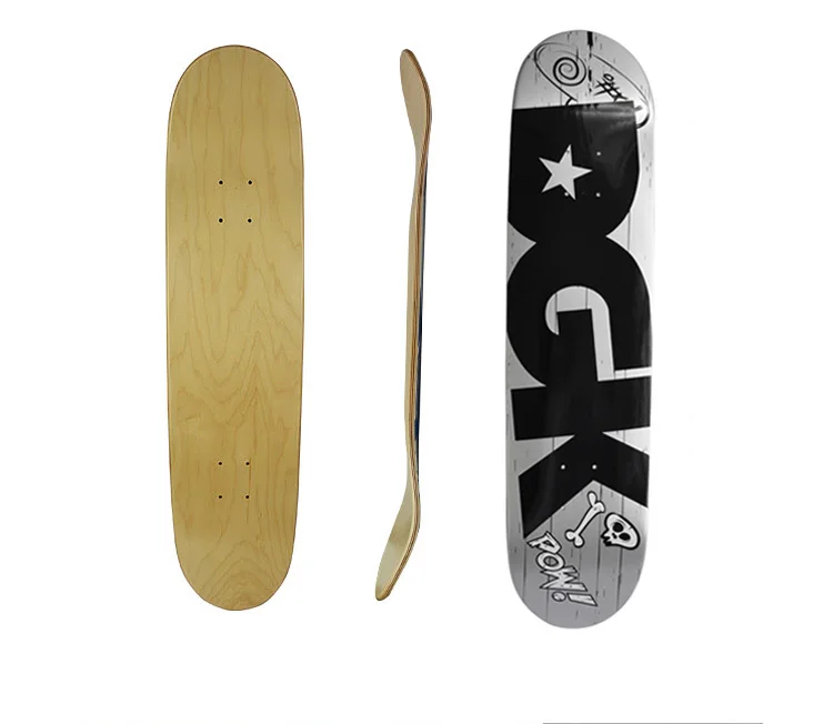 7.75inch High Quality Canadian Maple Skateboard custom skate board