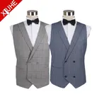 Men's Classic Leisure Travel Plaid Waistcoat & Vest