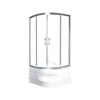 K-7705 Guangzhou Manufacturer Bathroom Furniture Glass Shower Cabin With Deep Tray