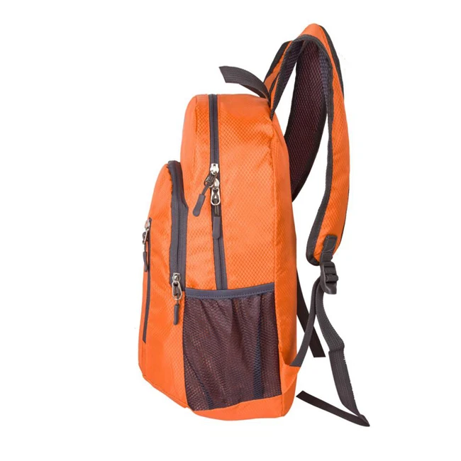 Wholesale oem nylon folding backpack fashion waterproof foldable travel backpack