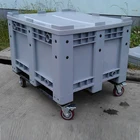 1200*1000 euro solid big plastic pallet box used pallet boxes for sale