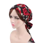 Wholesale promotional hijab accessories printing muslim cap woman