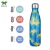 BonBon 17 Oz (500 ml) Vacuum Insulated Water Bottle | Double Walled Stainless Steel Cola Shape Travel Sports Water Bottle