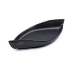 Wholesales High Quality Dumb Black Custom Shape Plastic Melamine Sushi Plate Dinnerware Set