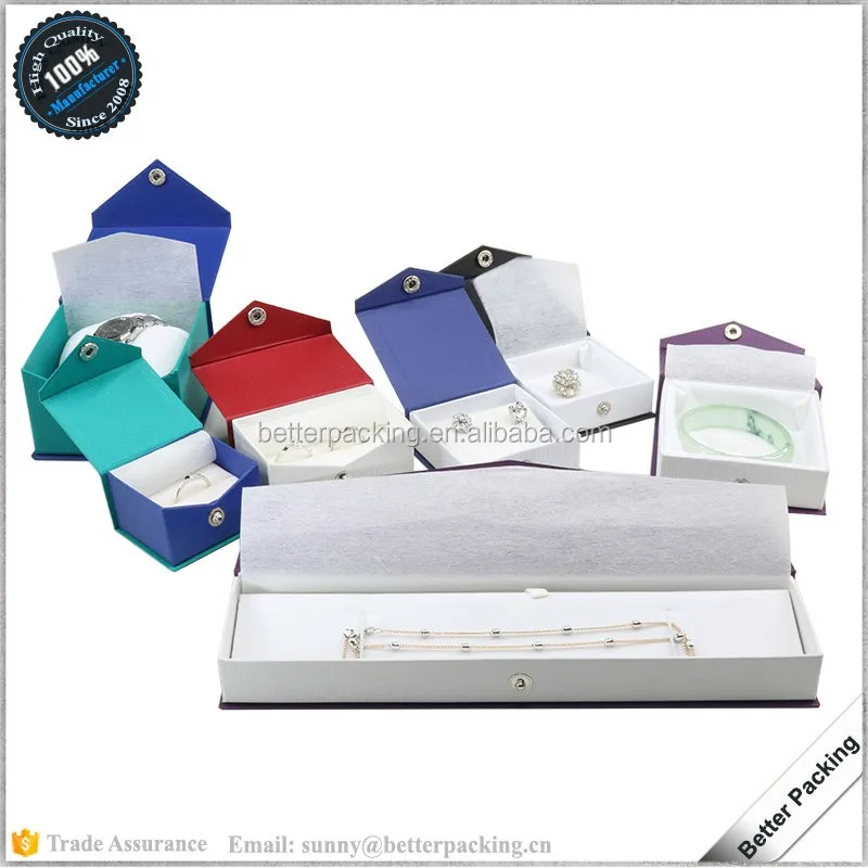 stripe paper cardboard ring jewelry packaging box