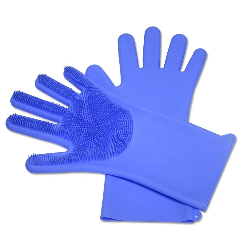 Extra Lange Haushalt Gummi Reinigung Handschuhe Silikon 100% Wasserdichte Handschuhe