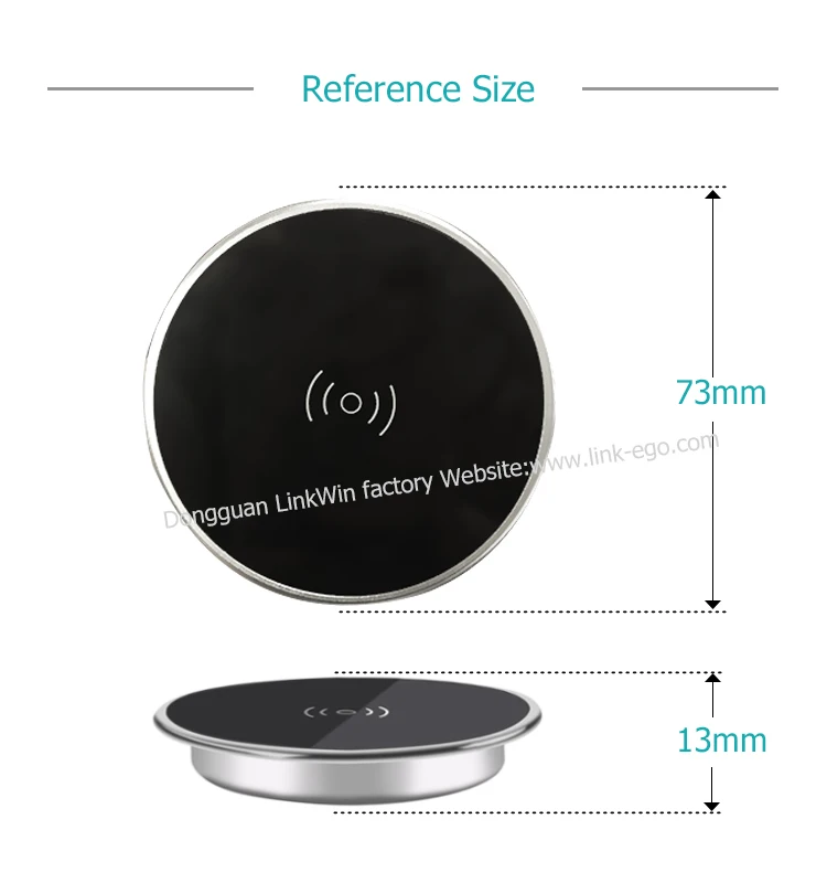 Bureau chargeur sans fil intégré mobilier intégré qi chargeur sans fil - ANKUX Tech Co., Ltd